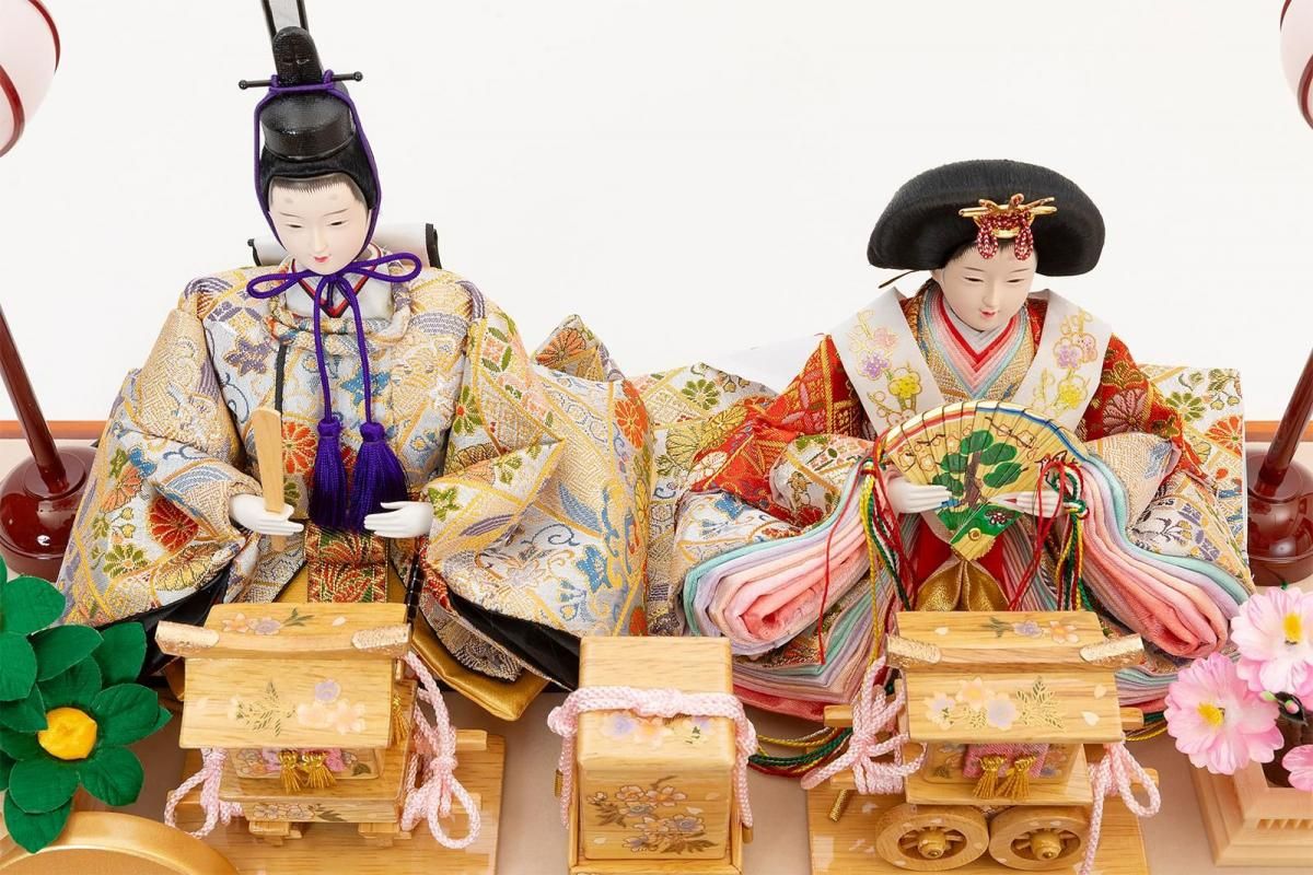 雛人形 久月 三五親王 アクリ