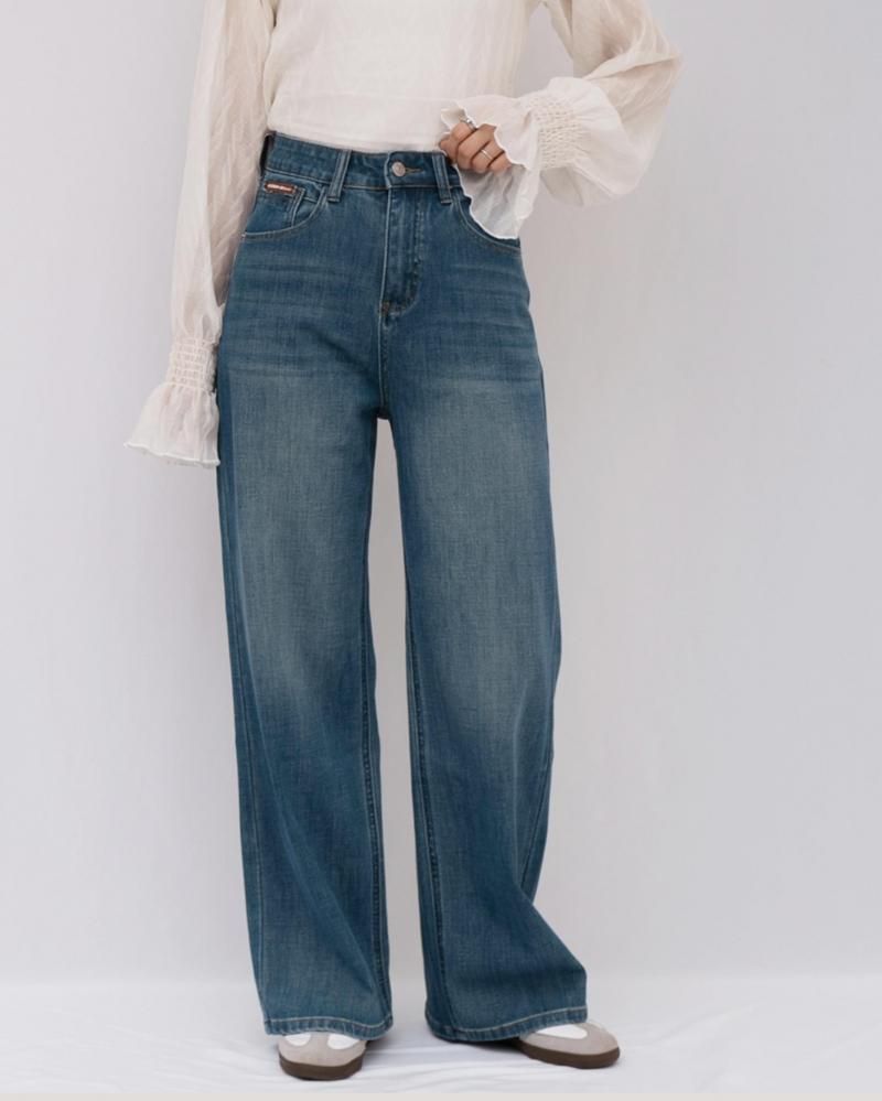 relax straight JEANS /IR5104