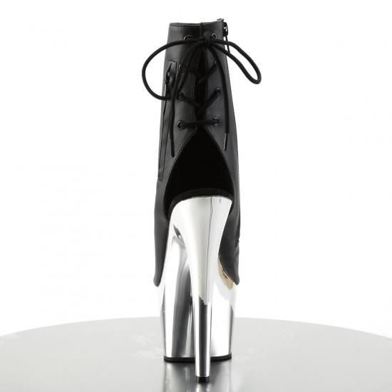 ADORE-1018
Blk Faux Leather/Slv Chrome