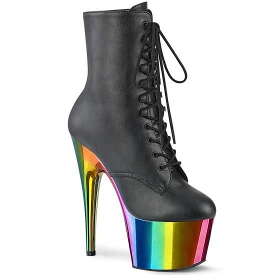 ADORE-1020RC
Blk Faux Leather/Rainbow Chrome