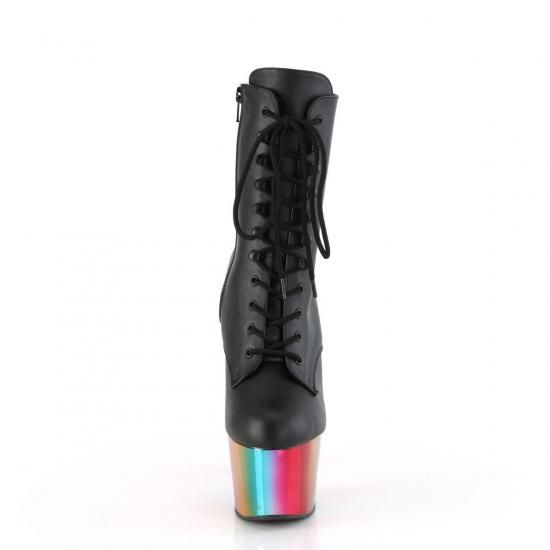 ADORE-1020RC
Blk Faux Leather/Rainbow Chrome
