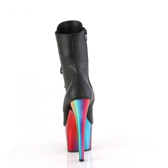 ADORE-1020RC
Blk Faux Leather/Rainbow Chrome