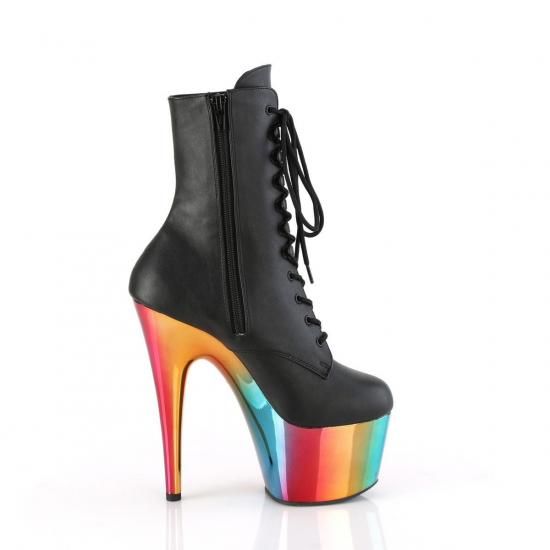 ADORE-1020RC
Blk Faux Leather/Rainbow Chrome