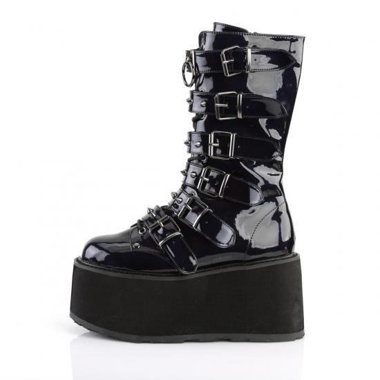 DAMNED-225
Blk Hologram Vegan Leatherr