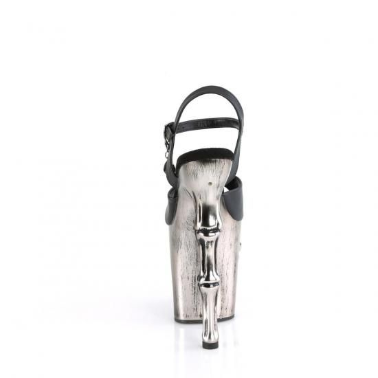 RAPTURE-809-LT
Blk Faux Leather/Satin Pewter Chrome