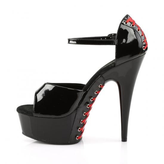 DELIGHT-660FH
Blk Pat/Blk (Red Lace)