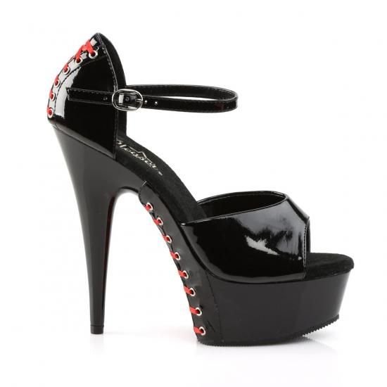 DELIGHT-660FH
Blk Pat/Blk (Red Lace)