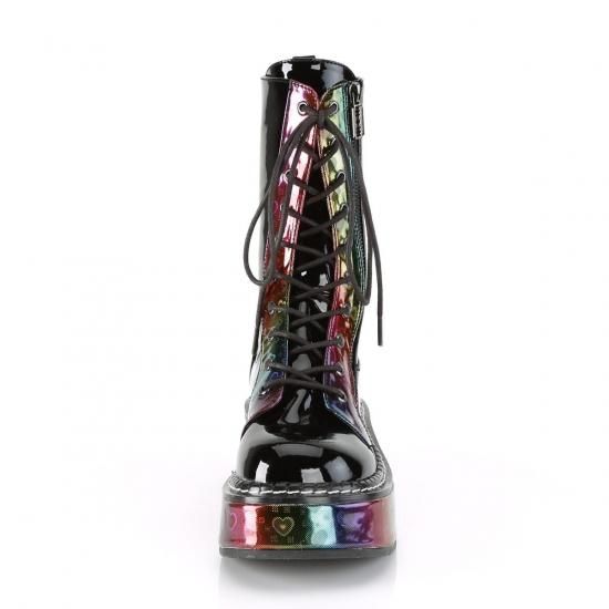 EMILY-350
Blk Pat-Rainbow Hologram w/ Hearts