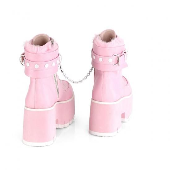 ASHES-57
B. Pink Vegan Leather