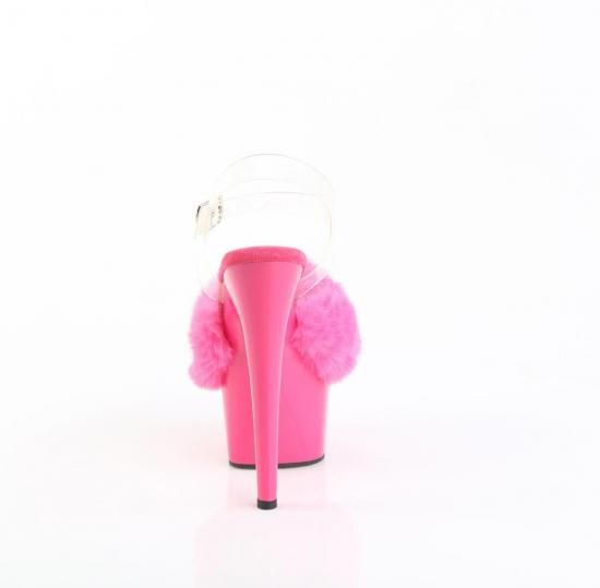 ADORE-708FUR
Fuchsia Faux Fur-Clr TPU/Fuchsia