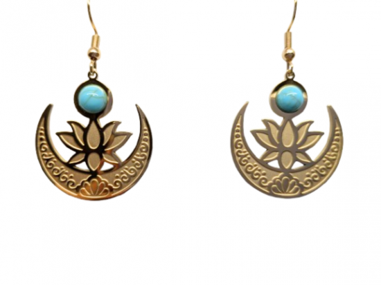 Moon Lotus Earringϡν󥰡