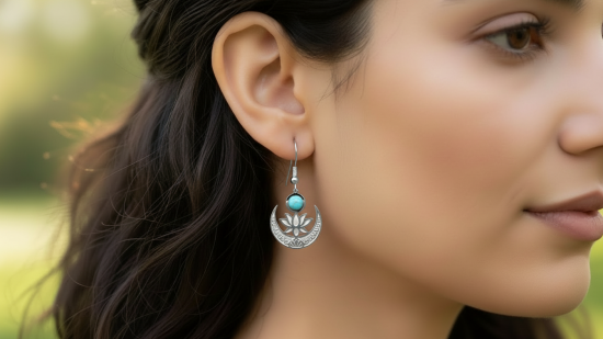 Moon Lotus Earringϡν󥰡