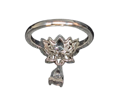 ʽɤϡμ󥰡Divine Feminine Lotus Tear Ring