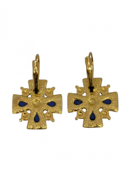 ԥʤȬ 󥰡Sacred Lapis Octagram Earrings