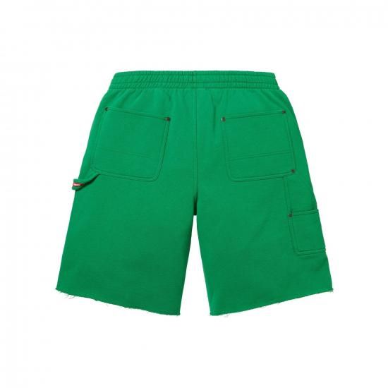 Supreme】Double knee Painter Sweatshort ブルーカモ - AFFRANCHIR