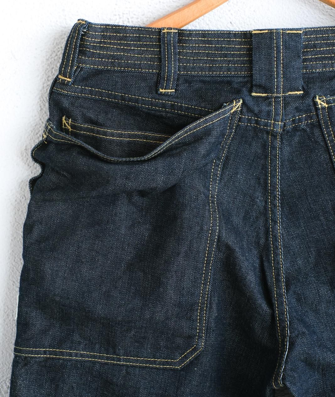 FALL LEAF PANTS - 13.5oz DENIM - Indigo｜SASSAFRAS｜滋賀のメンズ